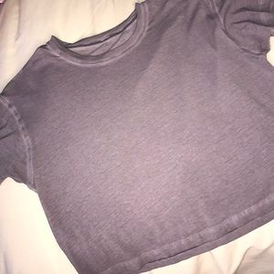 🍋lululemon cropped shirt